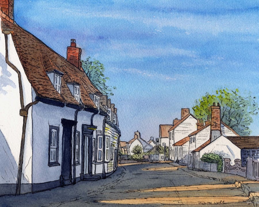 Steeple, The Street Looking East