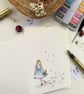 Will you be our flower girl, personalised flower girl proposal card, handmade - Image 3