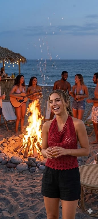 Boho Crochet Halter Top, Open Knit Festival Crop Top, Mesh Lattice Backless Shir