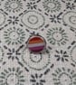 Lesbian Flag Pin - Pride Themed Pin - Small Resin Topped Pin Badge - LGBTQ