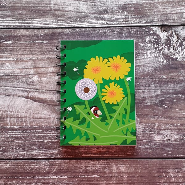 Dandelions A6 Notebook