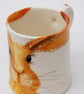 sunshine hare mug - handpainted  - Image 2
