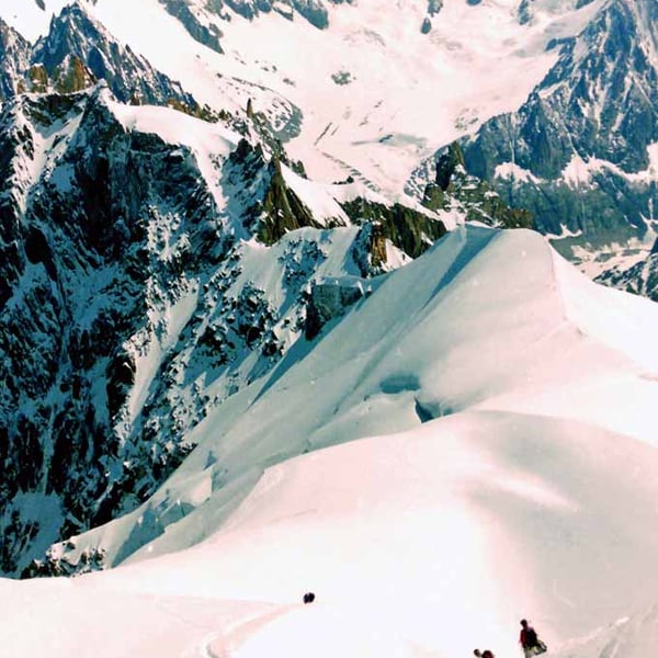 Chamonix Aiguille du Midi Mont Blanc Massif French Alps France Photograph Print