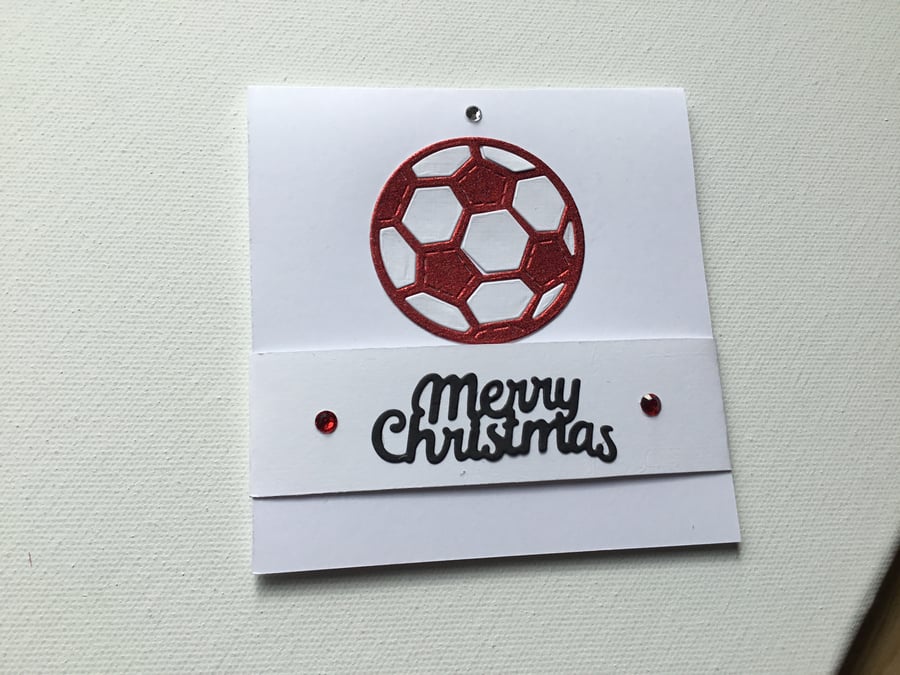gift wallet. Football. Gift voucher wallet. Gift wrap. Christmas. CC641
