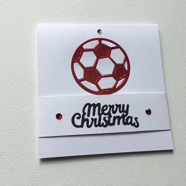 gift wallet. Football. Gift voucher wallet. Gift wrap. Christmas. CC641