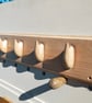 Unique Wall Claws Oak Coat Rack - Image 2