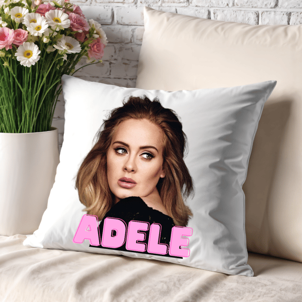 Custom Adele Pillow - Decorative Throw Pillow for Fans