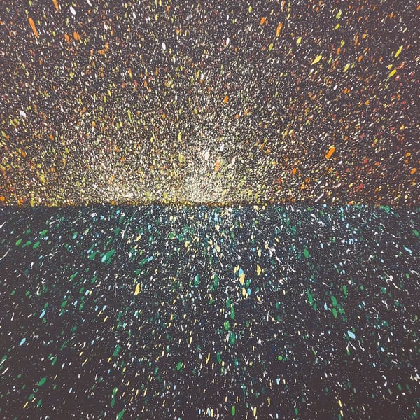 HORIZON 6 - contemporary abstract wall art painting