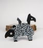 Malayan tapir wooden ornaments, set of 2, animal lover gift. - Image 5