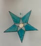 Large stained glass shell heart  - Image 3