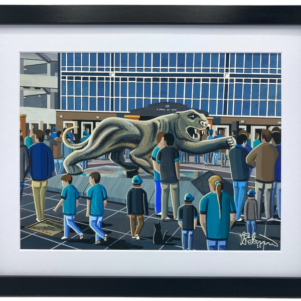 Jacksonville. Framed & Unframed Fine Art Print, American Football, Stadium Gift