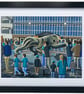Jacksonville. Framed & Unframed Fine Art Print, American Football, Stadium Gift