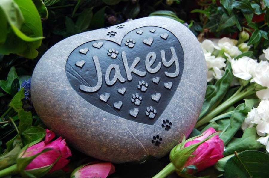 Pet memorial stone - Artisan