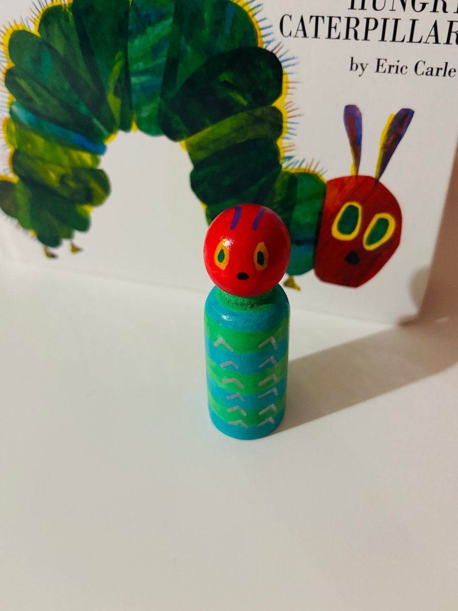 The Hungry Caterpillar Peg Doll