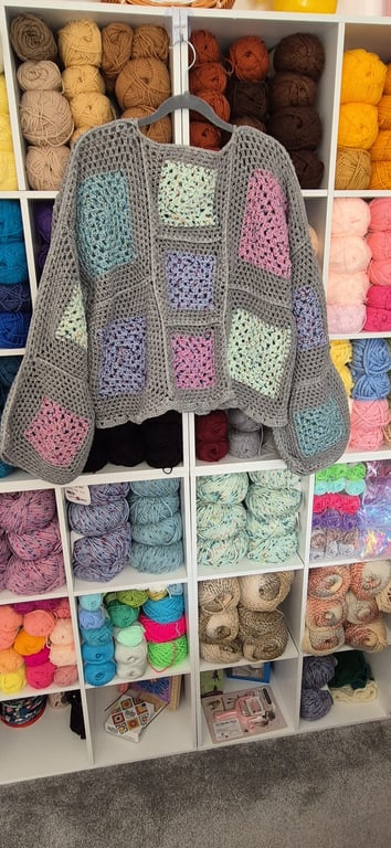 Beautiful handmade Chunky Crochet Cardigan 
