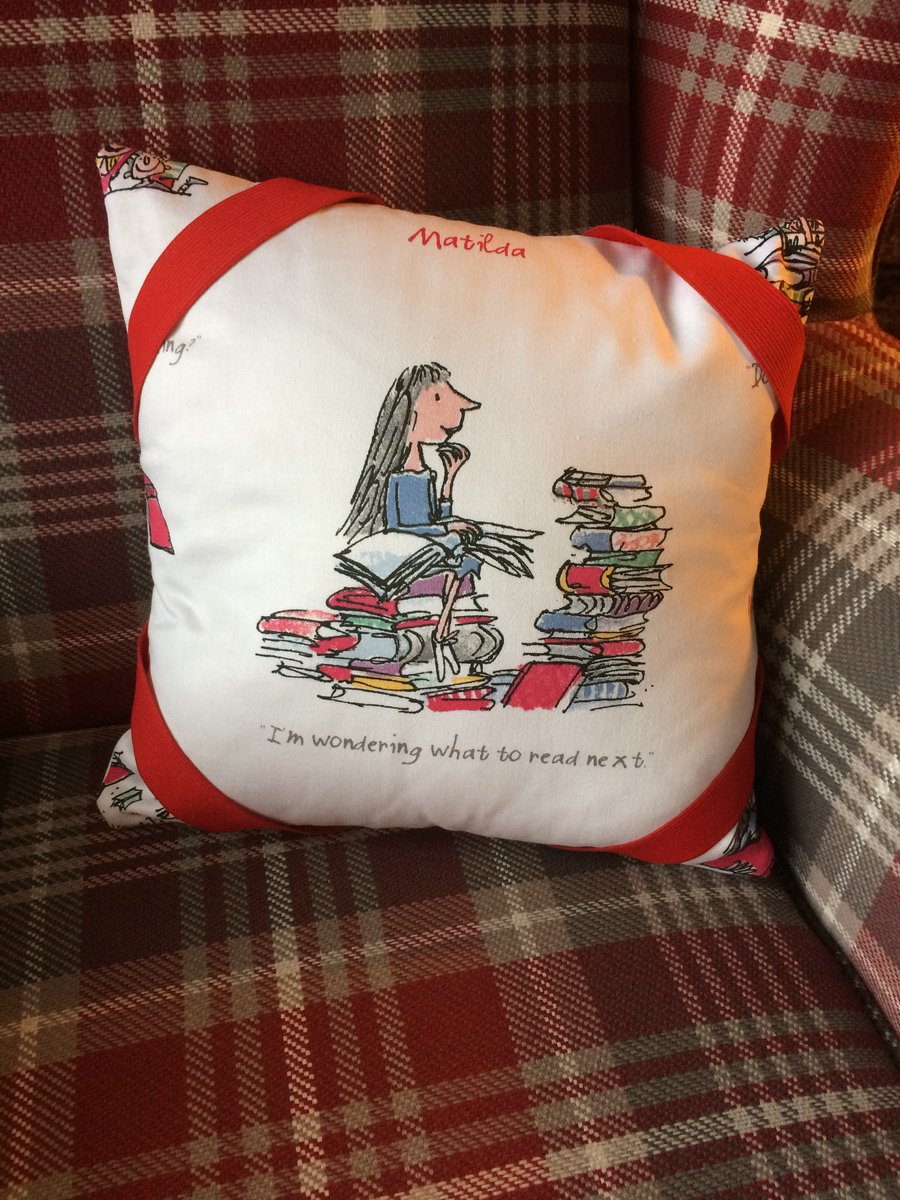 Roald Dahl Matilda Reading Cushion