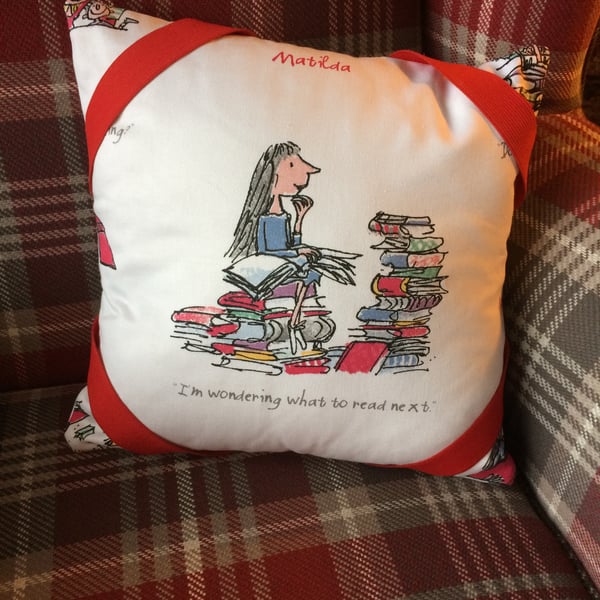 Roald Dahl Matilda Reading Cushion