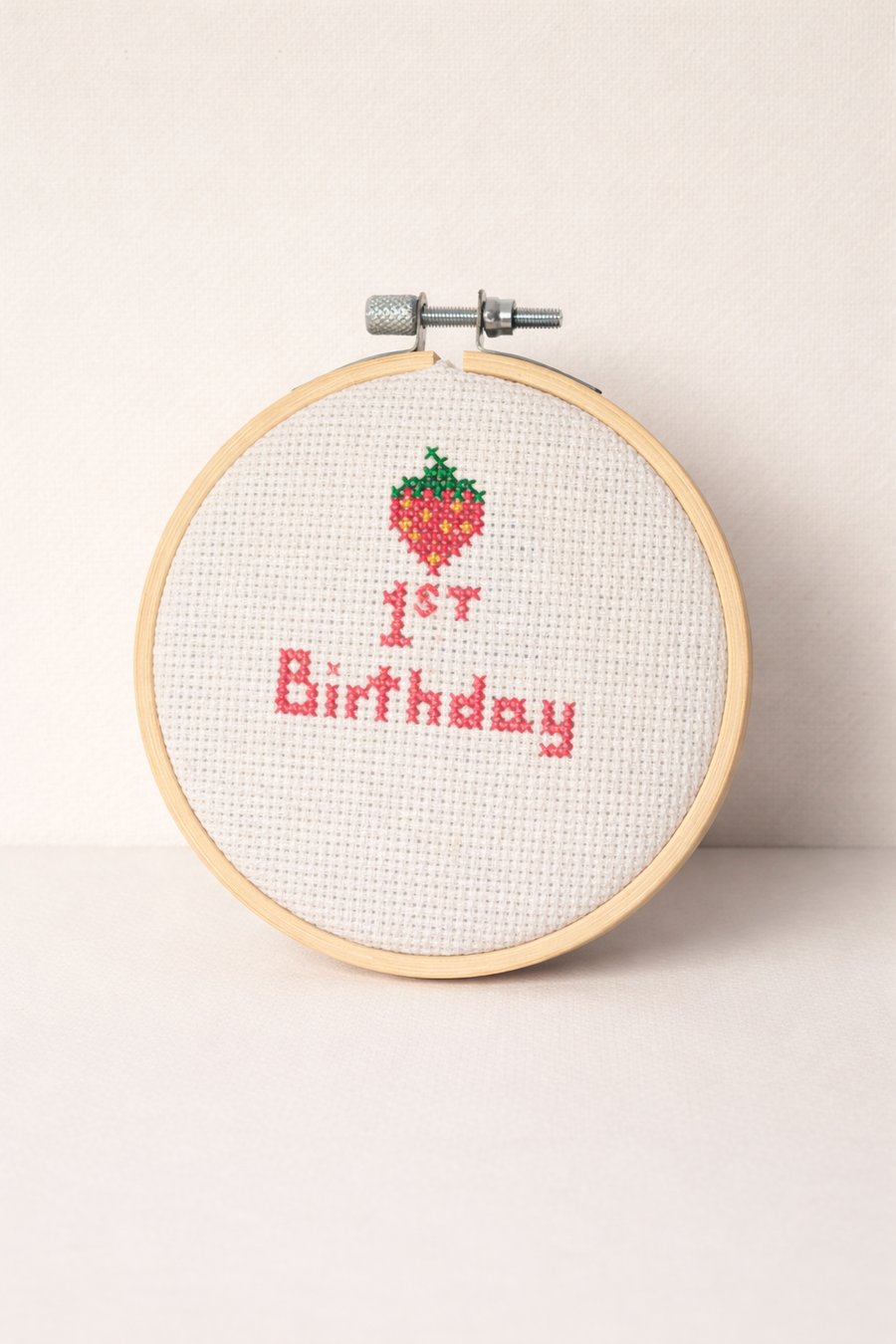 Berry First Birthday Cross Stitch
