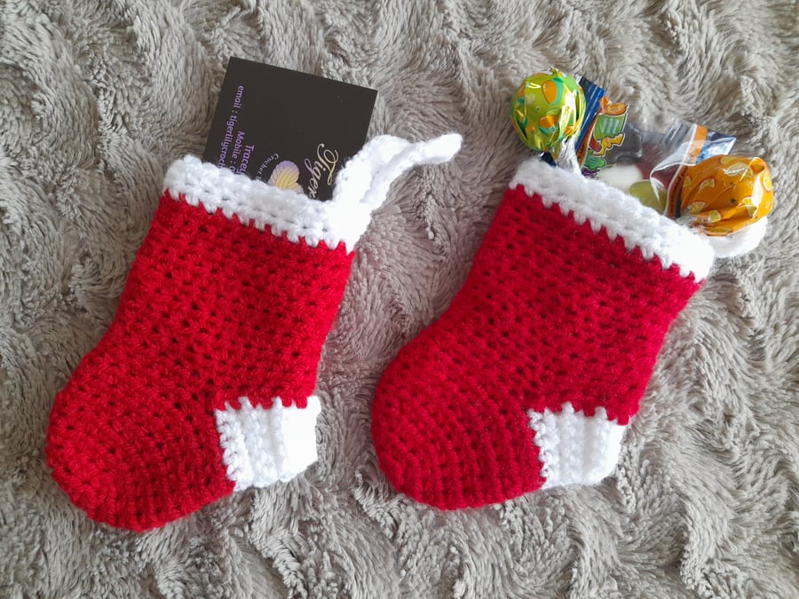 Christmas Stocking Gift Card Holder Folksy