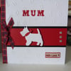 Westie card for Mum 