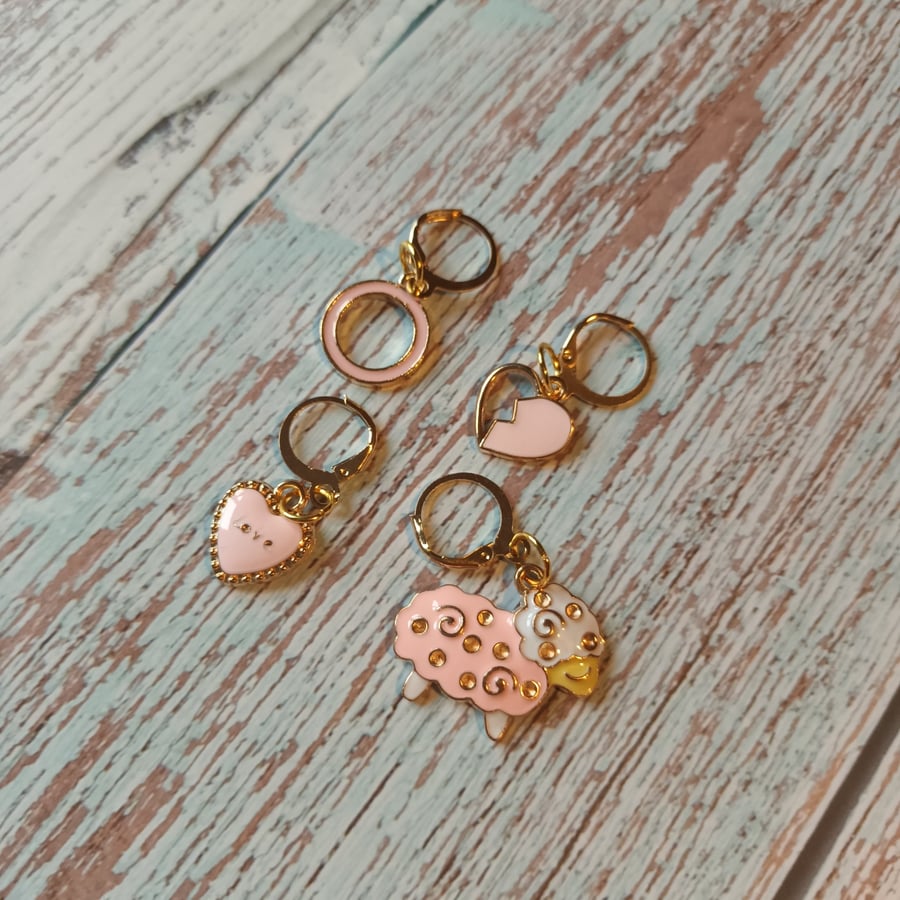 Set of 4 Stitch Markers