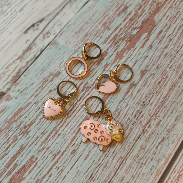 Set of 4 Stitch Markers