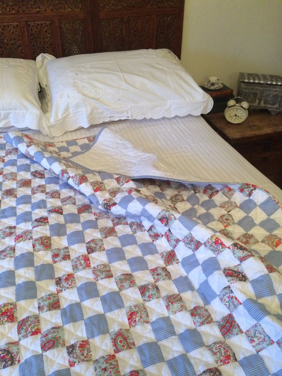 Handmade patchwork quilt