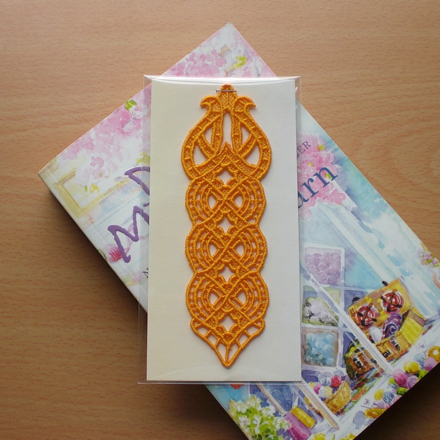 Embroidered Lace  Bookmark. Small