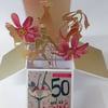 Ladies 50th Birthday Card
