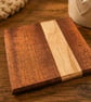 Handmade wooden coasters. Sapele & Ash, gift boxed.  - Image 3