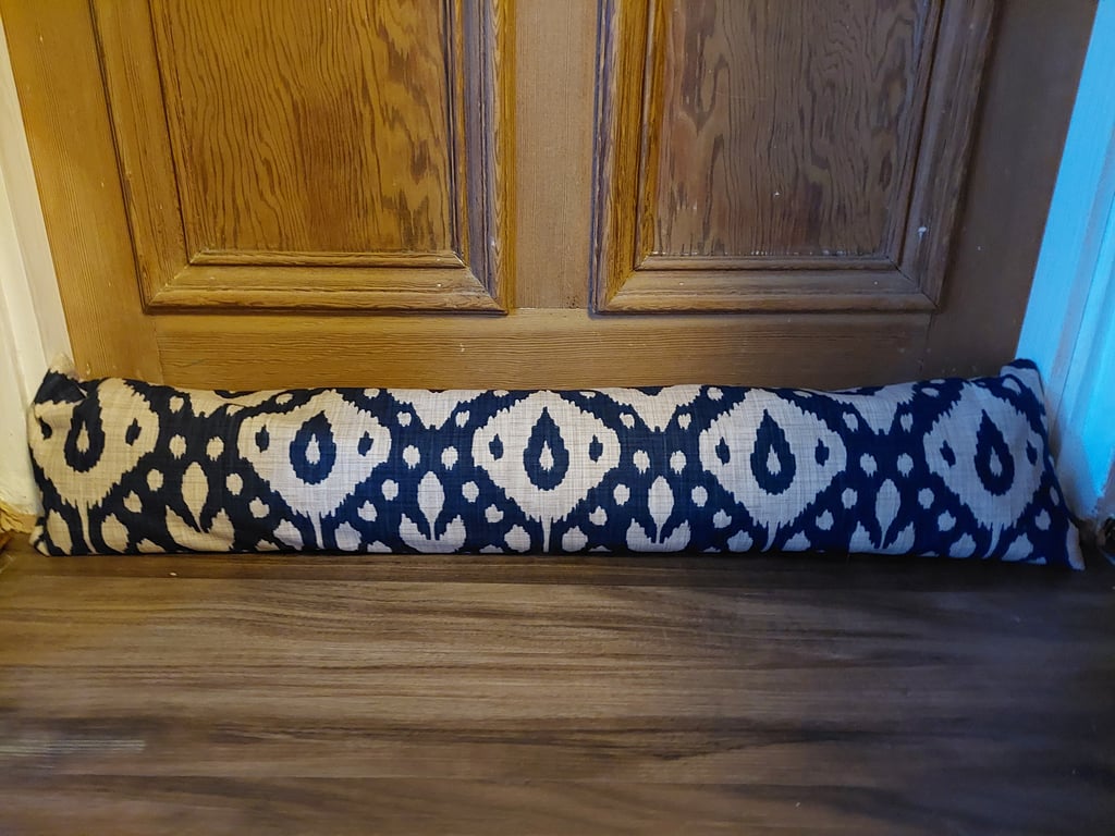 Draught excluder Boho Fabric Weighted extra long