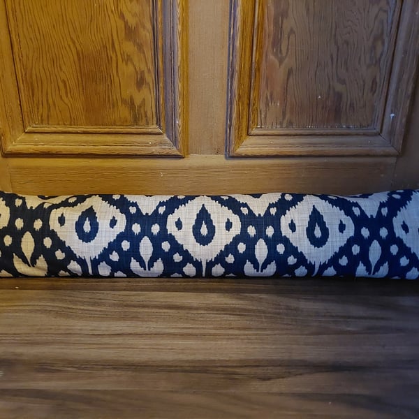 Draught excluder Boho Fabric Weighted extra long