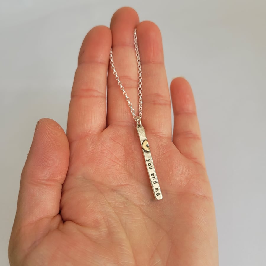 Perfectly Imperfect - Gold Heart Pendant Necklace