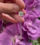 Silver long dangly pendulum earrings with butterflies  - Image 4
