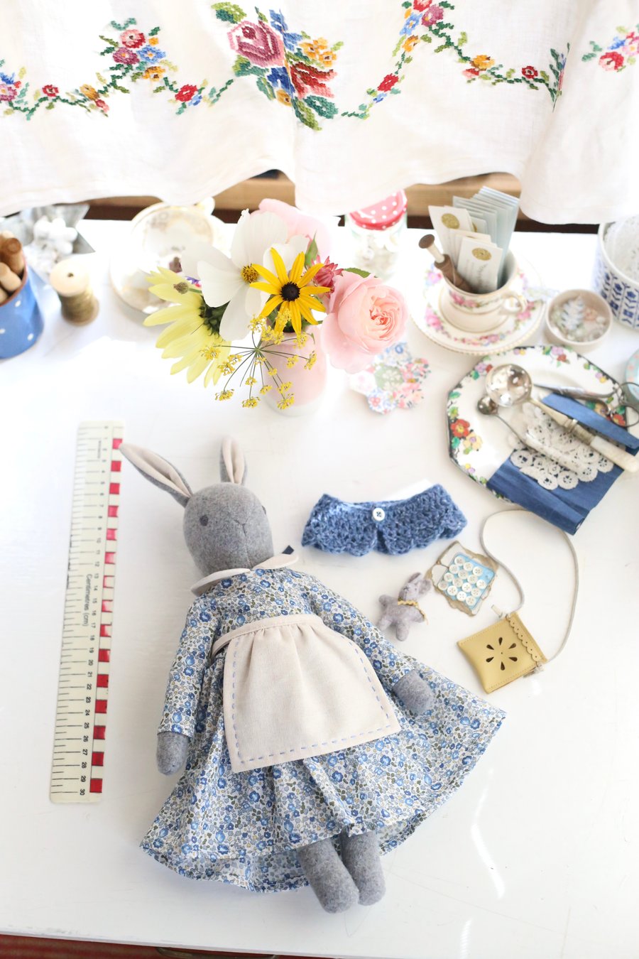 Heirloom Liberty Bunny - Medium size Eloise