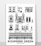 RICHMOND GREEN A3 Print - Image 2