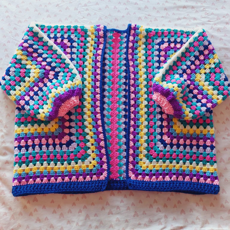 Crochet 'Festival' Balloon Sleeve Cardigan 
