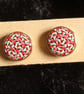 Hand Crafted Ear Studs - Modern Rustic Chic - Image 3