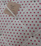 Red Star & Linen Coloured Fabric Memo Board - Image 3