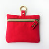 Perfectly Imperfect Waterproof Dog Treat Bag Pouch with GOLD hardware - RED