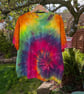 Tie dye cotton tee (L) - Image 1