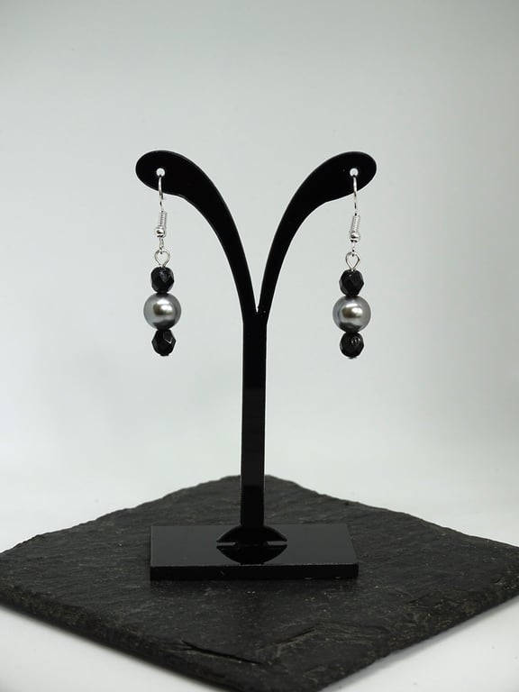 Black & Grey Earrings