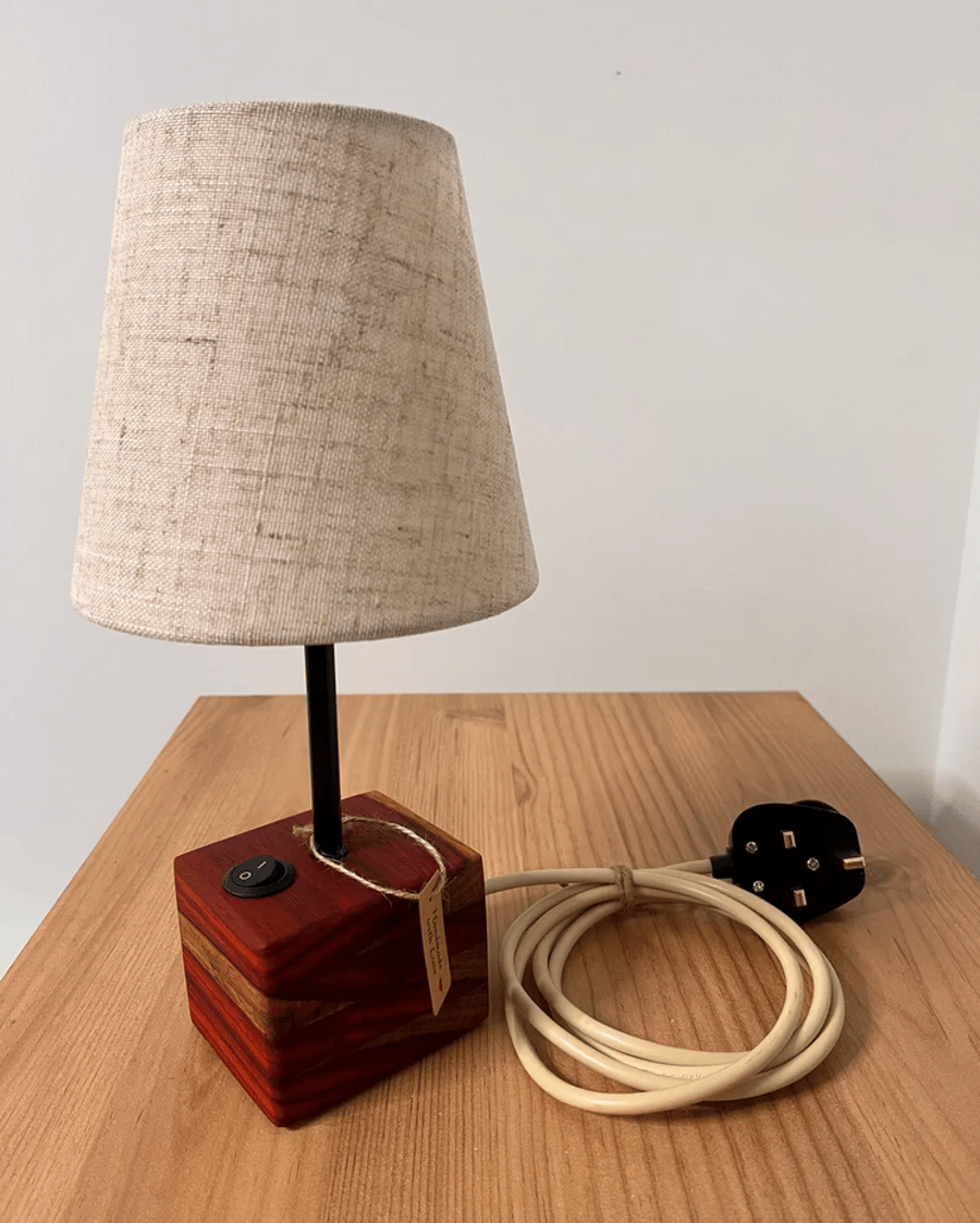 Handmade Rustic Modern Table Lamp