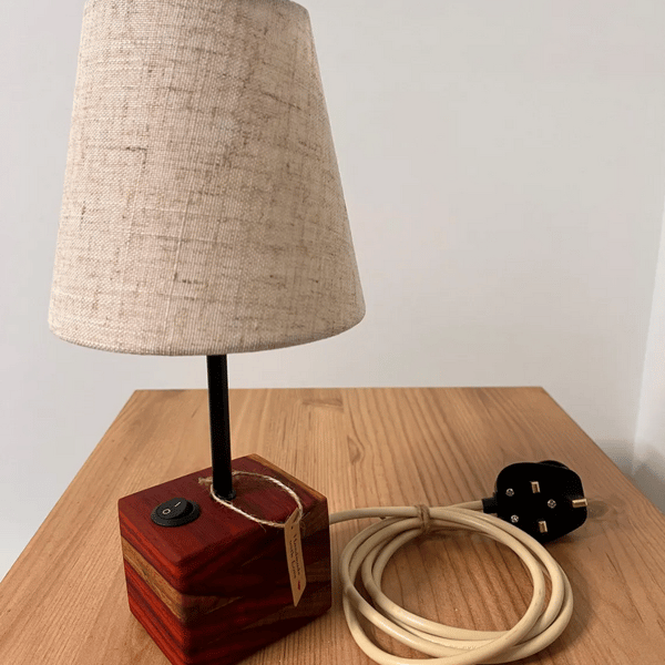 Handmade Rustic Modern Table Lamp