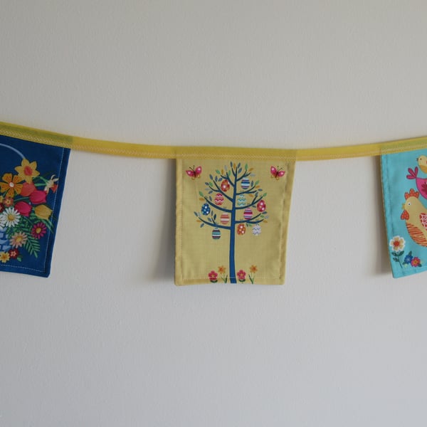 Easter, Springtime themed  Bunting Flags, Garland 