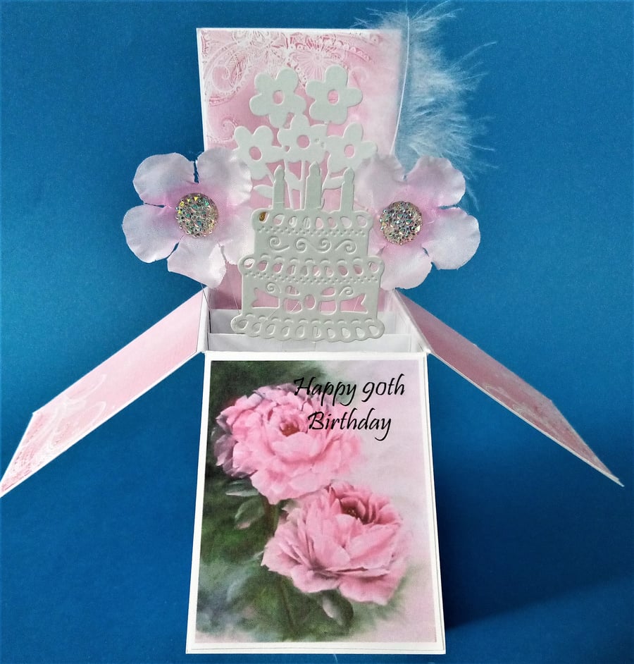 Ladies 90th Birthday Card