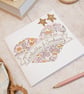 Heart Embroidered Liberty Card - Choice - Image 2