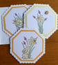 Pack of 3 Easter Cards - Octagonal - Image 9