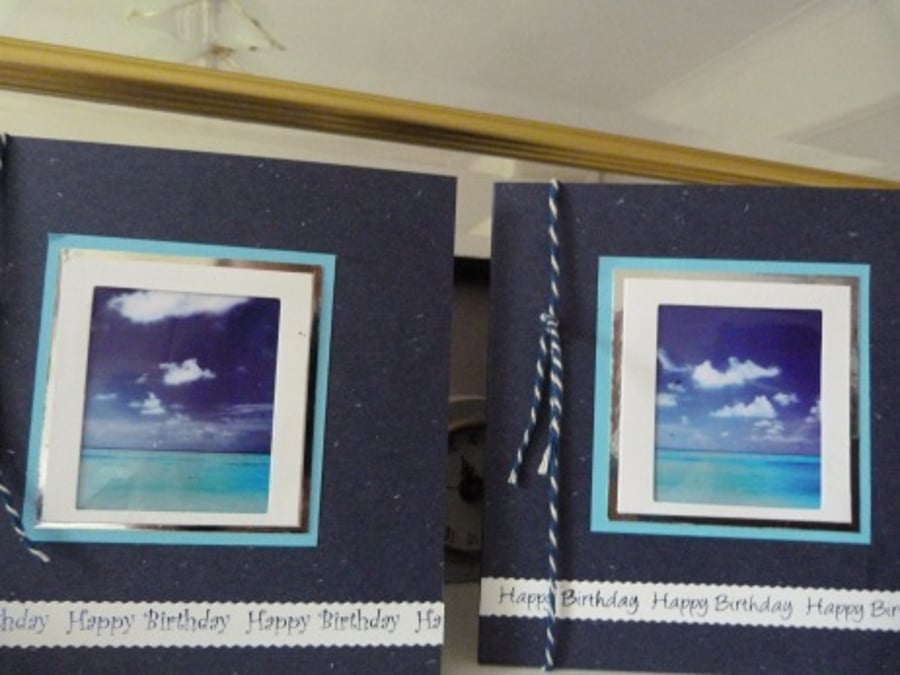 Seascape Male Birthday Card