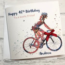 Cycling Birthday Card For Her Bike Happy Birthday Mum Sister Best Friend 30th 40
